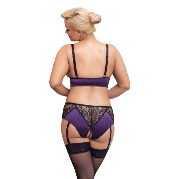 Cottelli Curves Bralette Suspender Set Size: X Large - Image 3