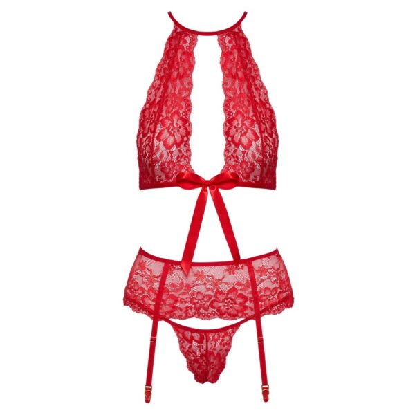 Kissable Halterneck Set Red Size: L-XL - Image 3