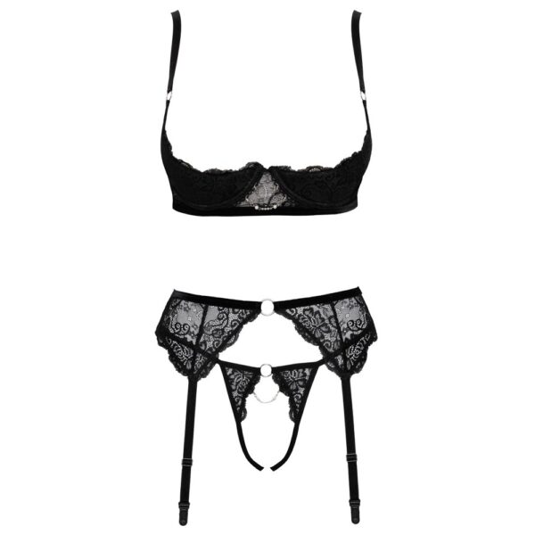 Cottelli Erotic Trio Bra Set Size: 75b-s - Image 2