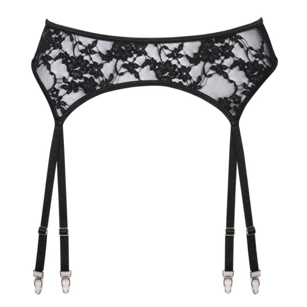 Cottelli Lace Suspender Belt Size: S-M - Image 3