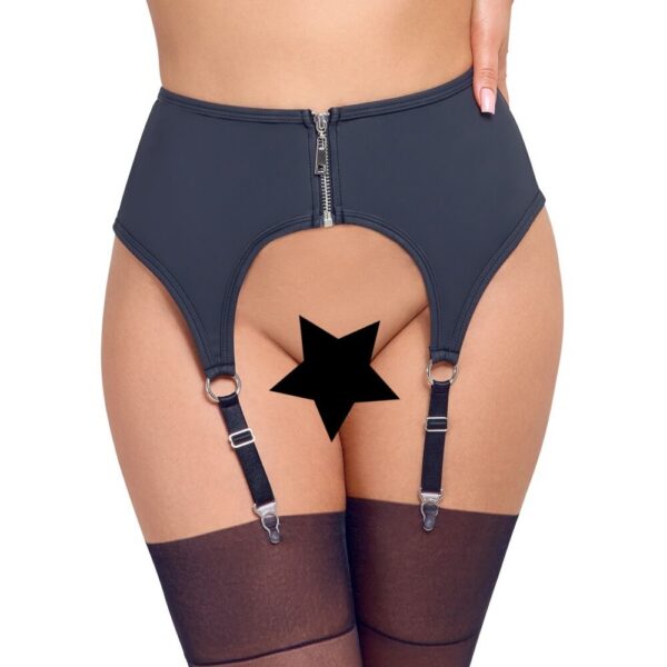 Cottelli Zip Suspender Belt Size: Medium