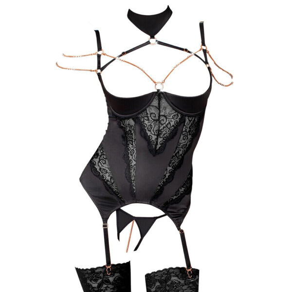 Abierta Fina Open Basque Set With Chains Size: 75b-s - Image 3