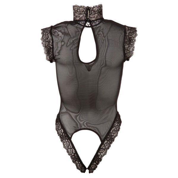 Cottelli Cupless and Crotchless sheer Body Size: Medium - Image 4