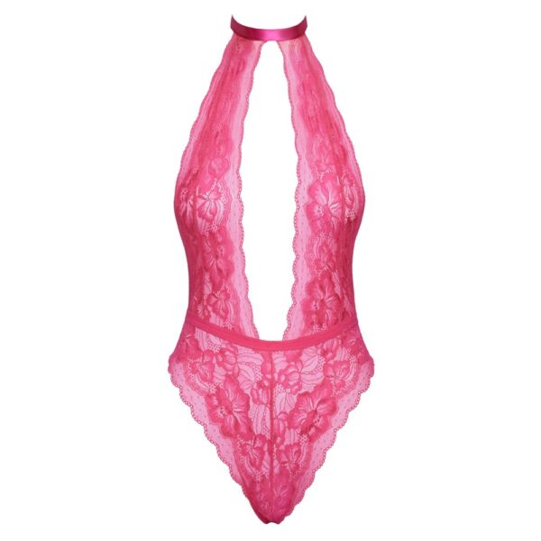 Kissable Halterneck Lace Body Pink Size: L-XL - Image 2