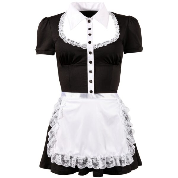 Cottelli Collection Costumes Black Maids Dress Size: Medium - Image 4