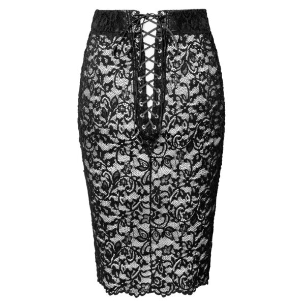 Noir Pencil Skirt Size: Large - Image 2