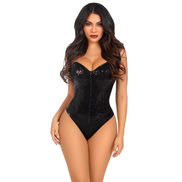 Leg Avenue Sequin Bodysuit Size: Medium