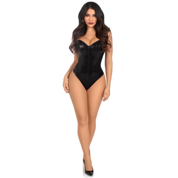 Leg Avenue Sequin Bodysuit Size: Medium - Image 3