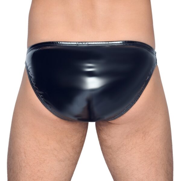 Black Level Vinyl Briefs With Zip Black Size: Small - Image 2