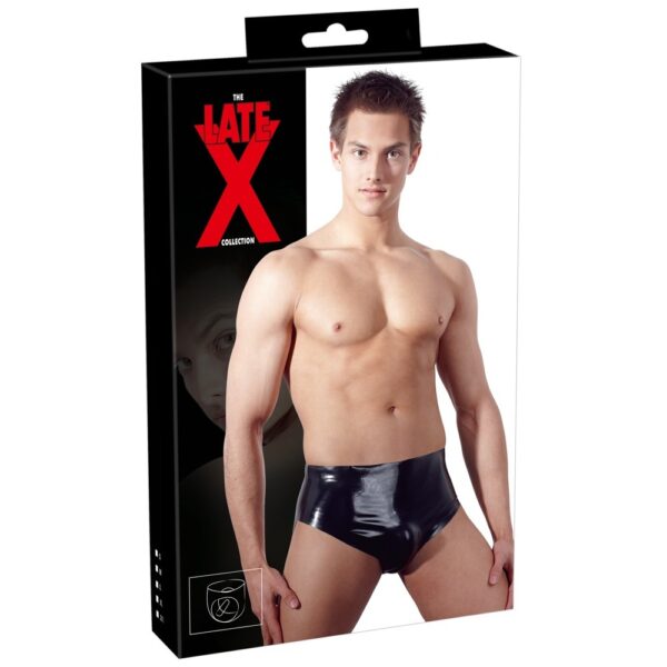 LateX Briefs with Anal Plug Size: Large - Image 4