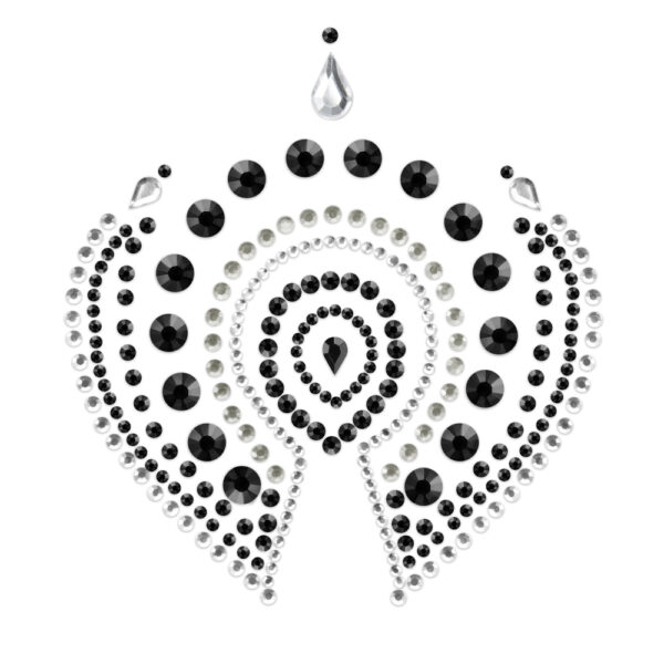 Bijoux Indiscrets Flamboyant Rhinestone Jewellery Black Silver - Image 2