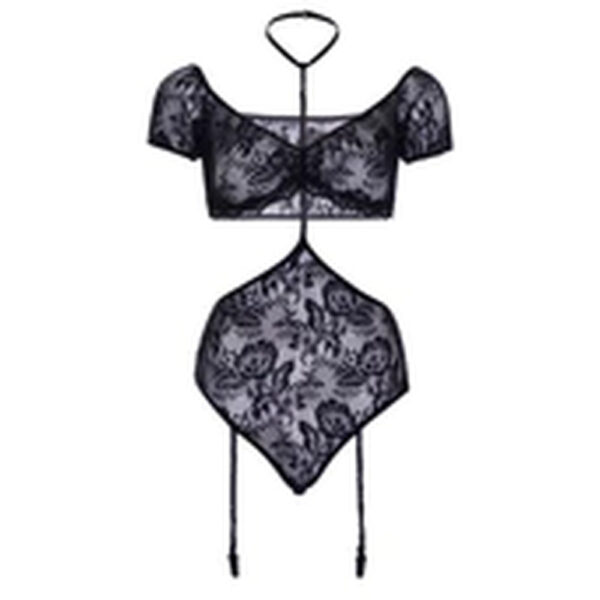 Leg Avenue 2 Piece Lace Bandeau and Teddy Set Size: M-L - Image 3