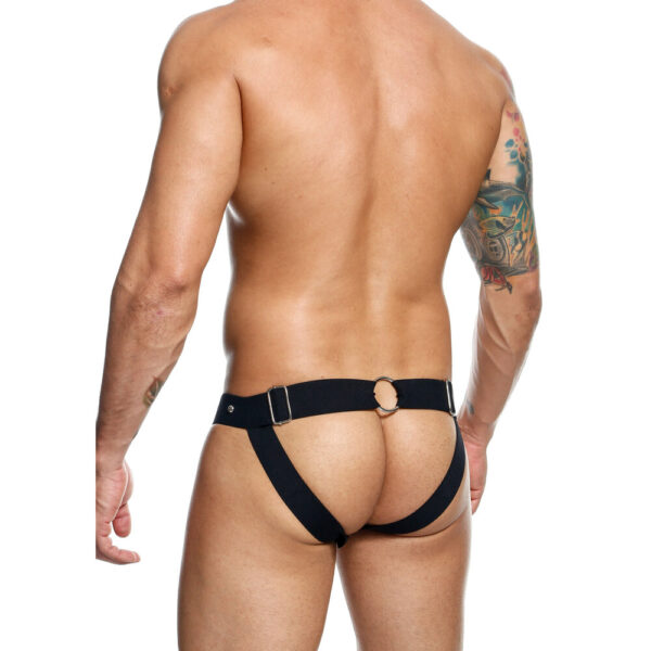 Male Basics Dngeon Peekaboo Jock Black One Size - Image 2