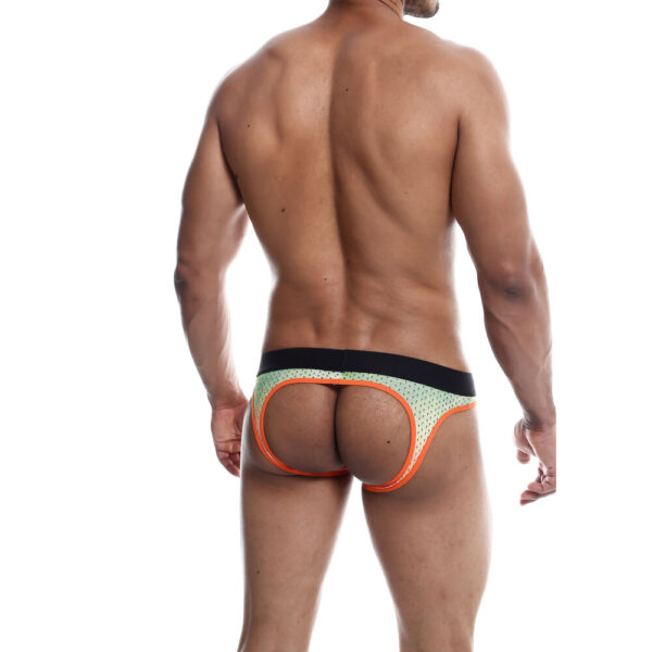 Male Basics Aero Jock Orange Size: Large - Image 2