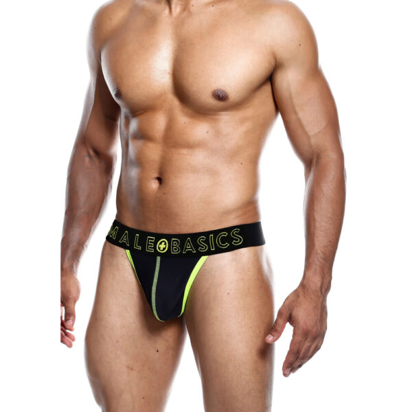 Male Basics Neon Thong Yellow Size: Small