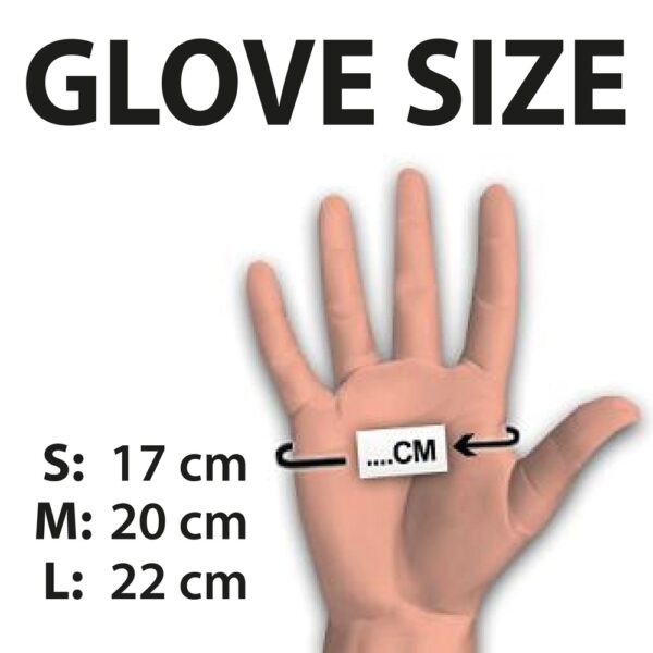 Rubber Secrets Long Gloves Size: Small - Image 3