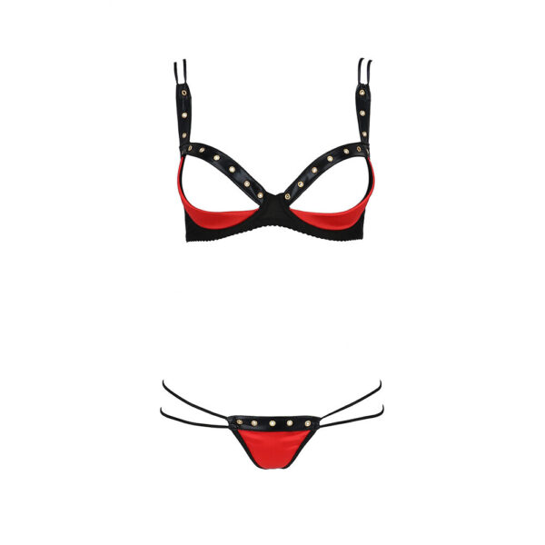 Passion Midori Red And Black Bra Set Size: XXL-XXXL - Image 3