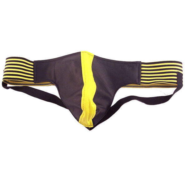 Rouge Garments Jock Black And Yellow Size: X Large