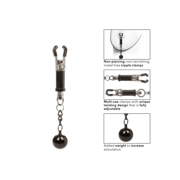 Nipple Grips Weighted Twist Nipple Clamps - Image 3