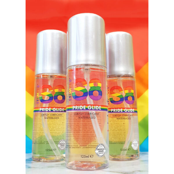 S8 Pride Glide Water Based Lubricant 125ml - Image 3