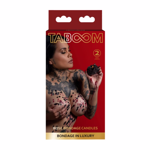 Taboom 2 Rose Bondage Candles - Image 2