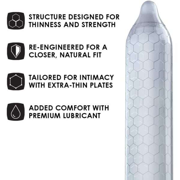 Lelo Hex Original Condoms 3 Pack - Image 4